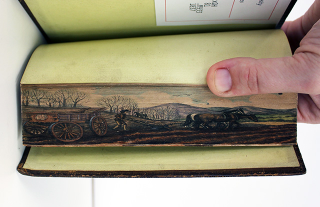 Illustration for article titled Fore-Edge Paintings: The Secret Works of Art Hidden Inside Book Pages